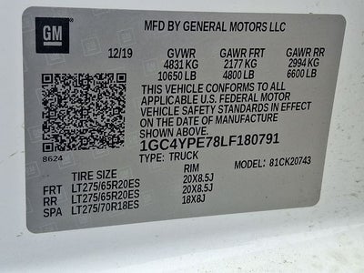 2020 Chevrolet Silverado 2500HD LTZ