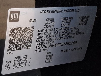 2022 Chevrolet Tahoe LT