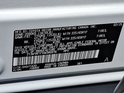 2025 Toyota RAV4 XLE