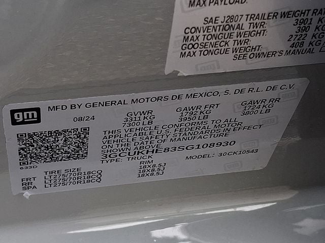 2025 Chevrolet Silverado 1500 ZR2