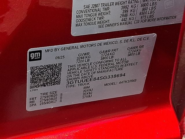 2025 GMC Sierra 1500 AT4