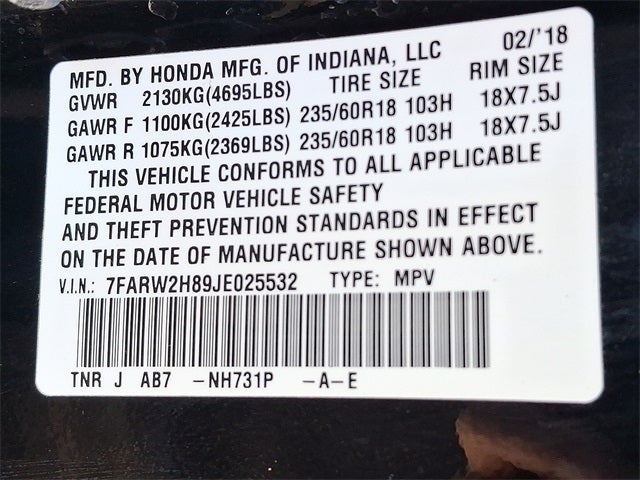 2018 Honda CR-V EX-L