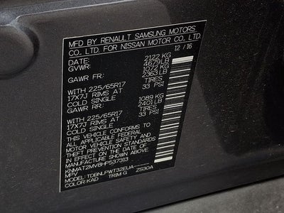 2017 Nissan Rogue S