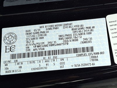 2024 Ford Escape Plug-In Hybrid Base