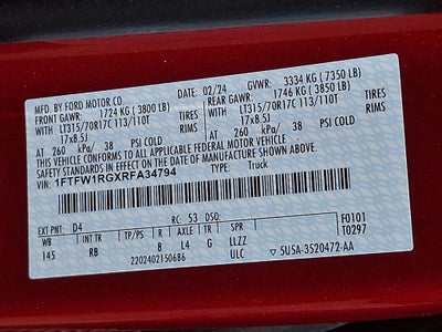 2024 Ford F-150 Raptor