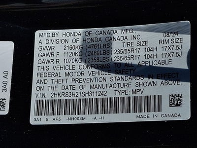 2025 Honda CR-V LX