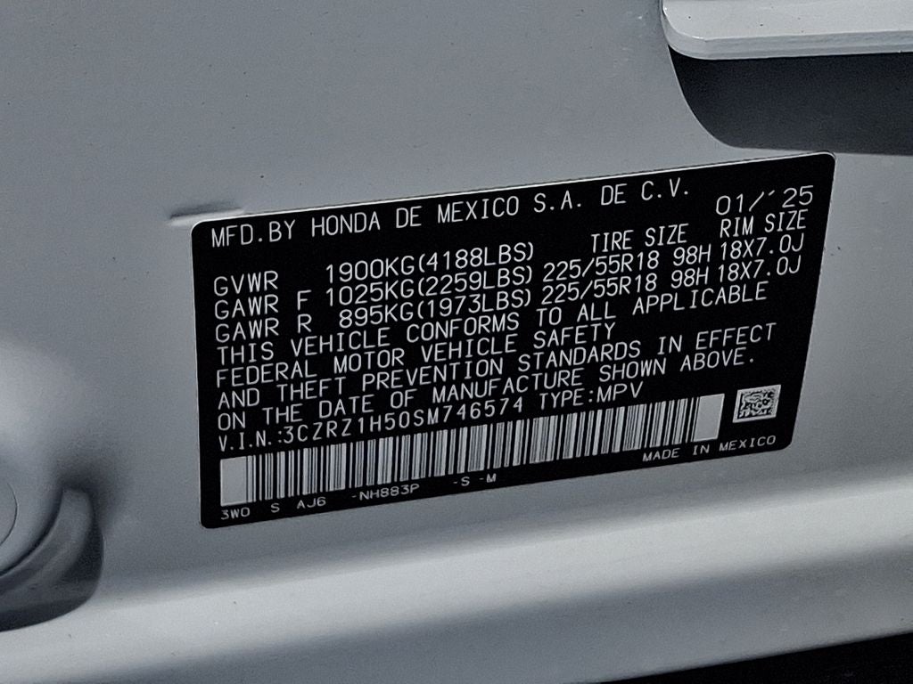 2025 Honda HR-V Sport