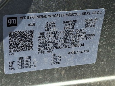 2025 Chevrolet Equinox LT