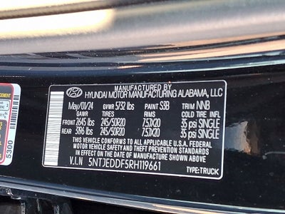 2024 Hyundai Santa Cruz Limited