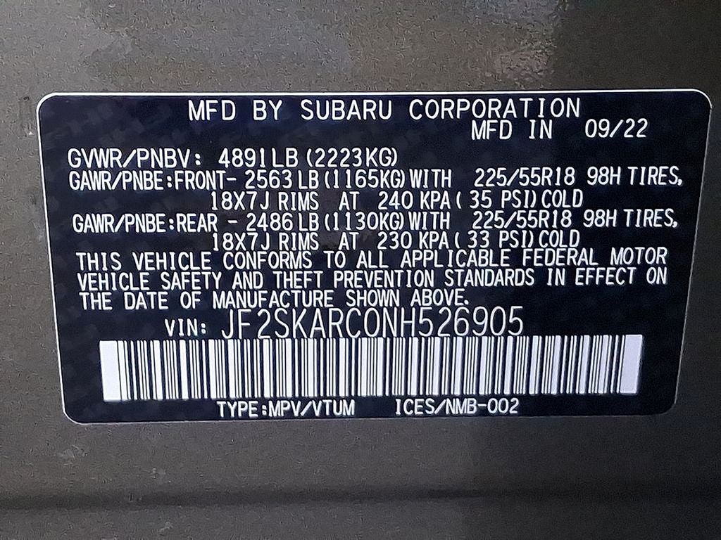 2022 Subaru Forester Touring