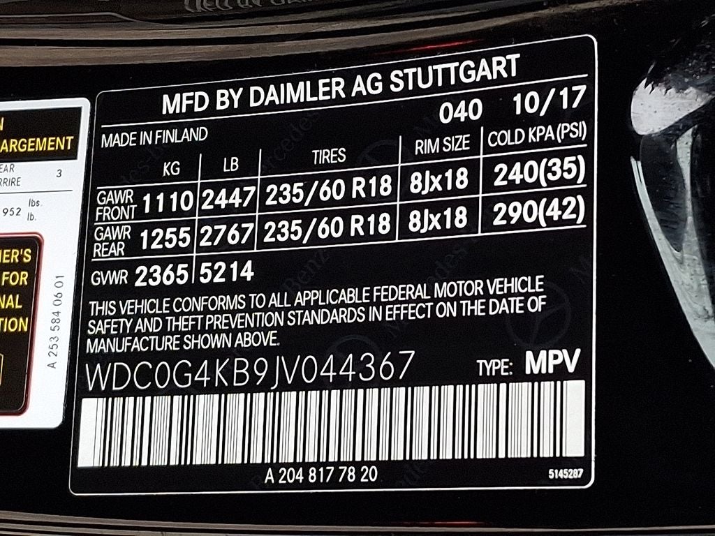 2018 Mercedes-Benz GLC GLC 300 4MATIC®