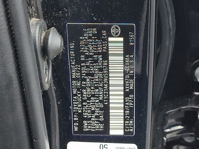 2022 Toyota Camry Hybrid LE Hybrid