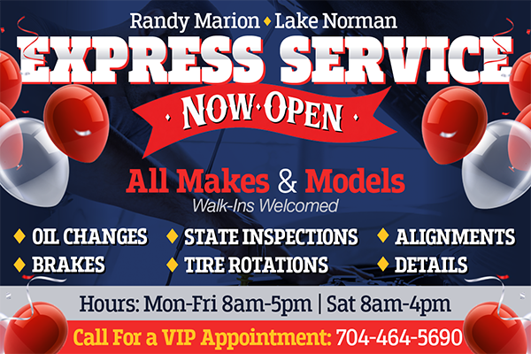 Service Drive Now Open