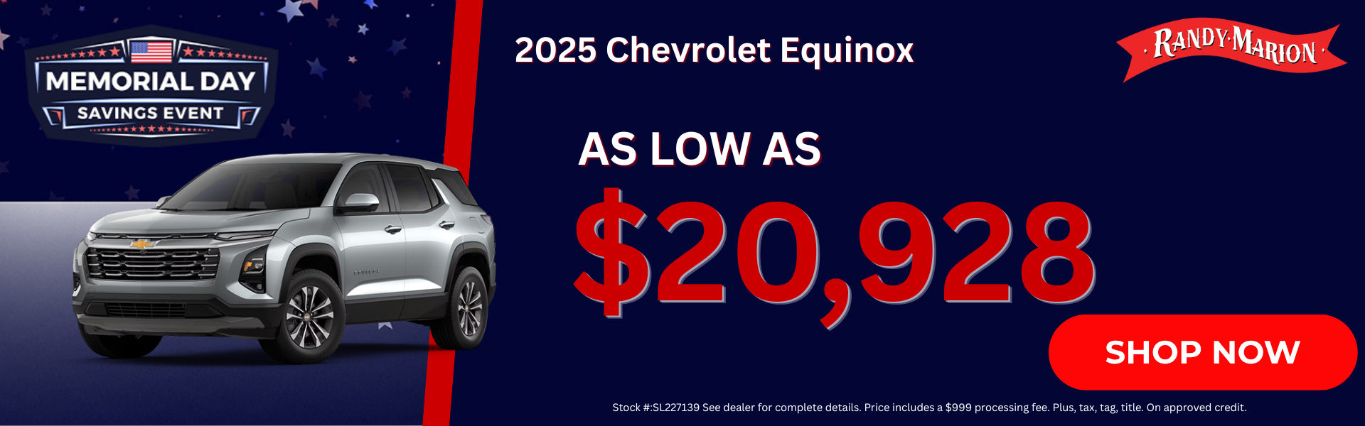 Used Equinox Offer