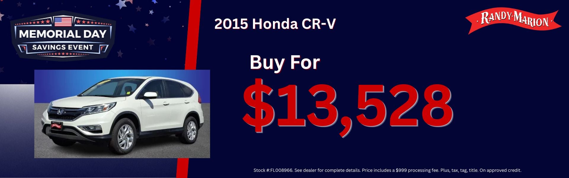 CR-V Offer