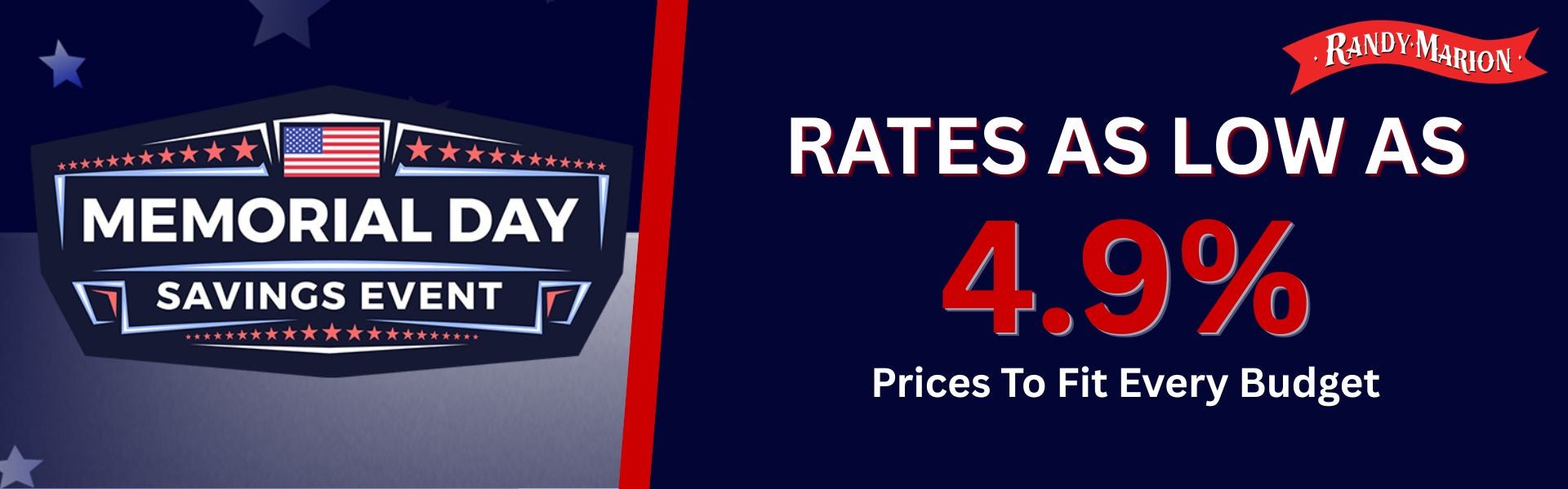 Rates as low as 4.9%