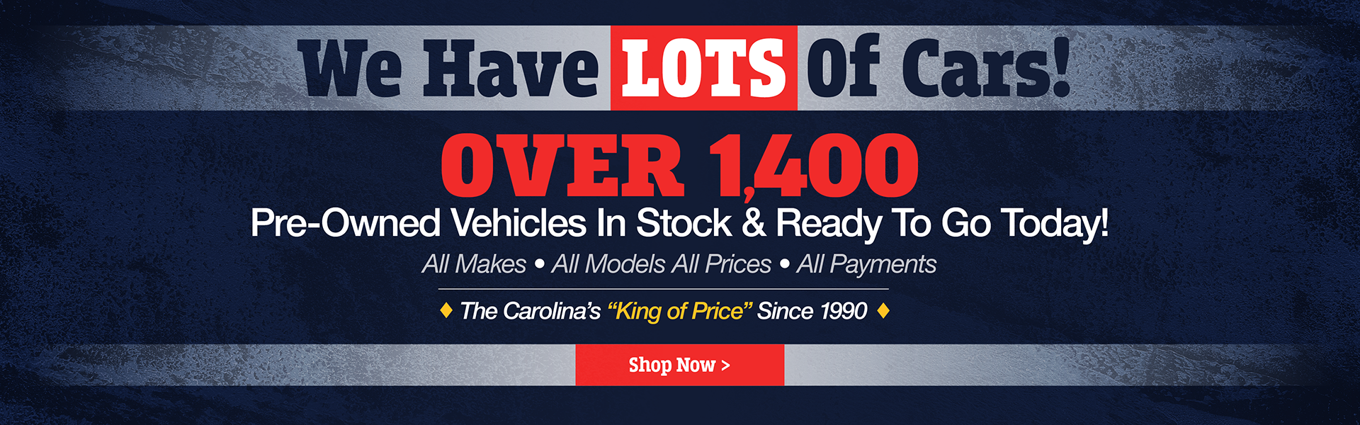 We have Lots of Cars