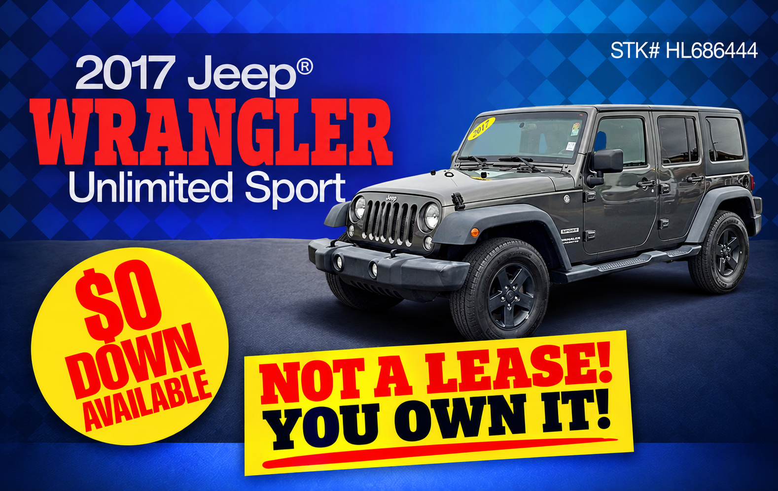 2017 Jeep Wrangler Unlimited Sport